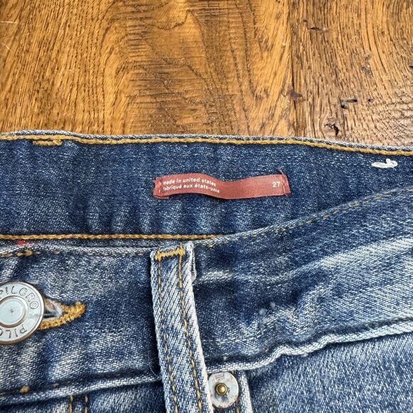 Anthropologie Pilcro Jeans The Vintage Straight High Rise Distressed Womens 27 - Picture 3 of 9